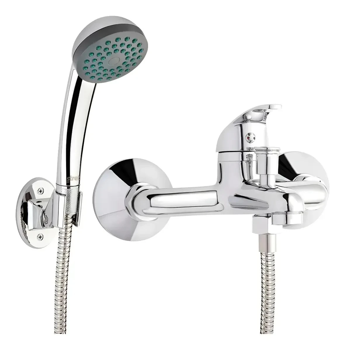 Monocomando Ducha Baño Grifería Completa Teléfono Canilla 