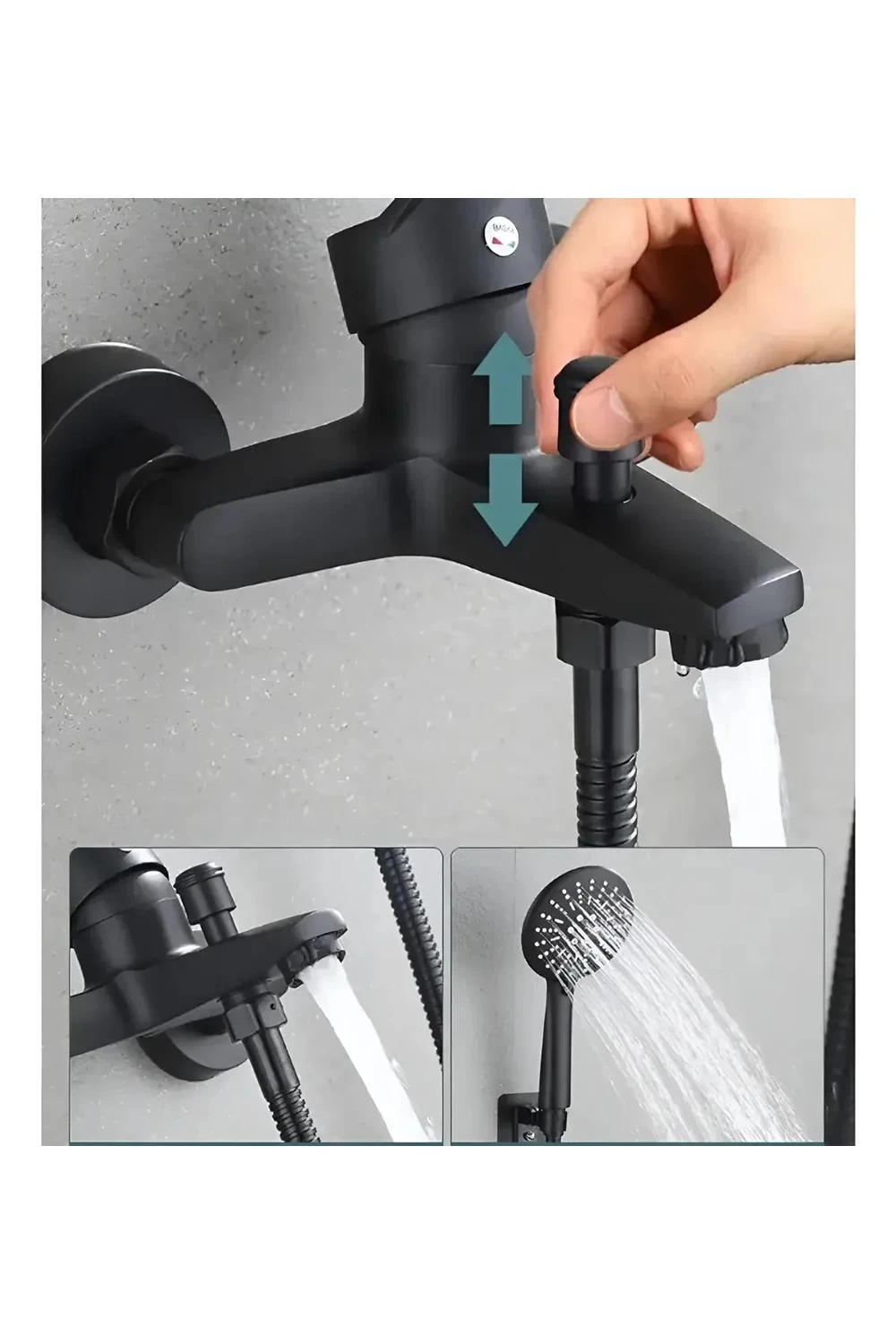 Monocomando Ducha C/teléfono Canilla Baño Grifería Mezclador Monocomando Ducha C/teléfono Canilla Baño Grifería Mezclador