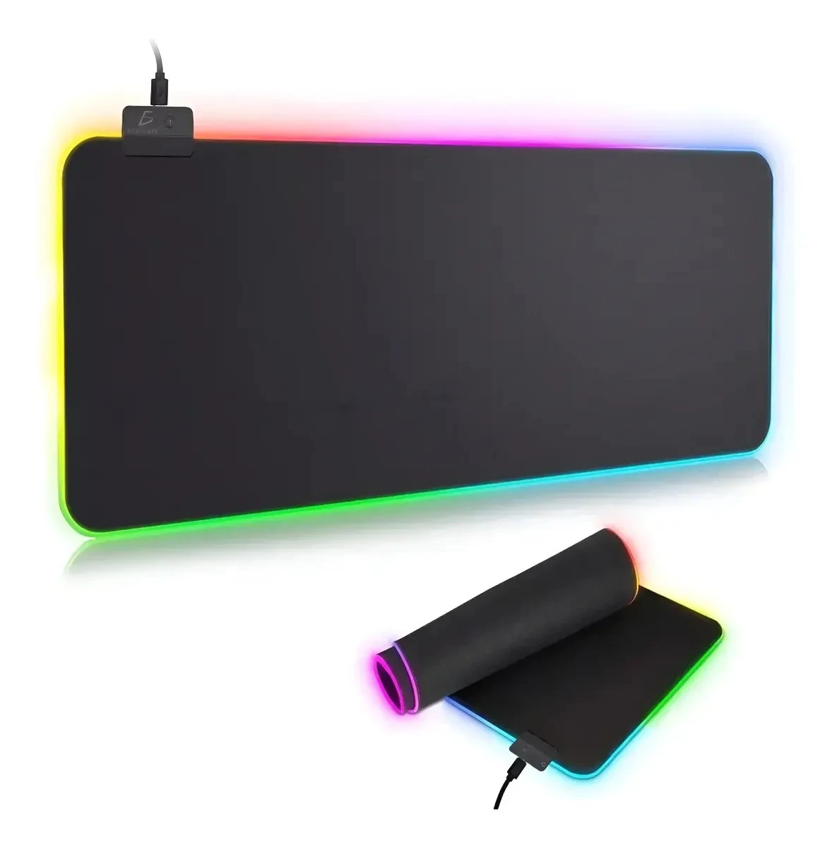 Pad Gamer Para Mouse Y Teclado Con Diseño 80 X 30 Cm Premium - Negro 