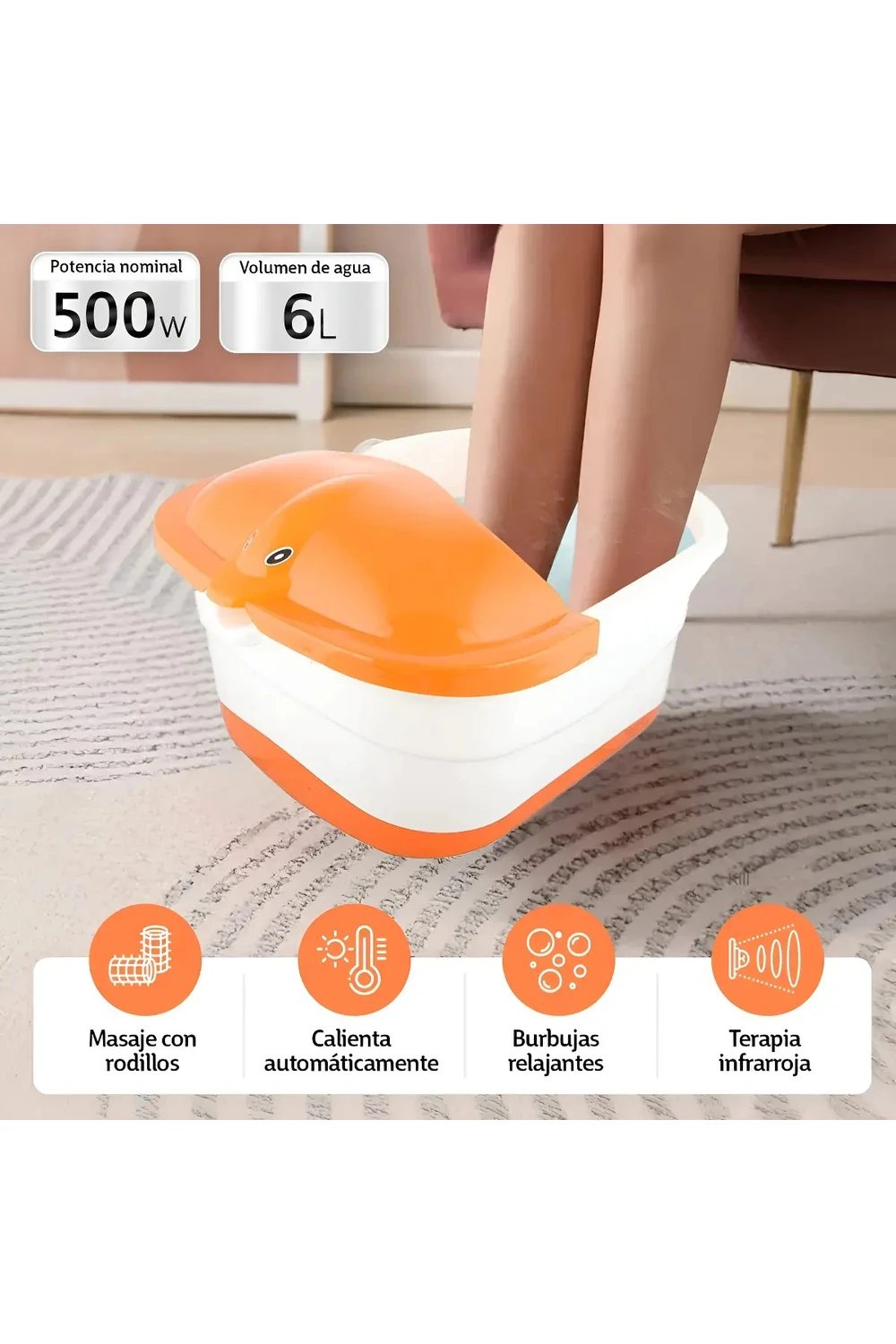 Bañera Spa Pies Hidromasaje Palangana Masajes Eléctrico 220v Bañera Spa Pies Hidromasaje Palangana Masajes Eléctrico 220v