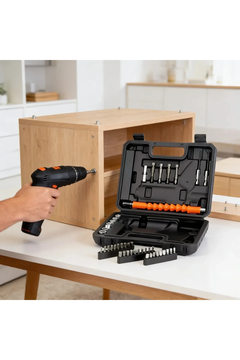 Atornillador Inalámbrico Taladro Recargable Con Accesorios Atornillador Inalámbrico Taladro Recargable Con Accesorios