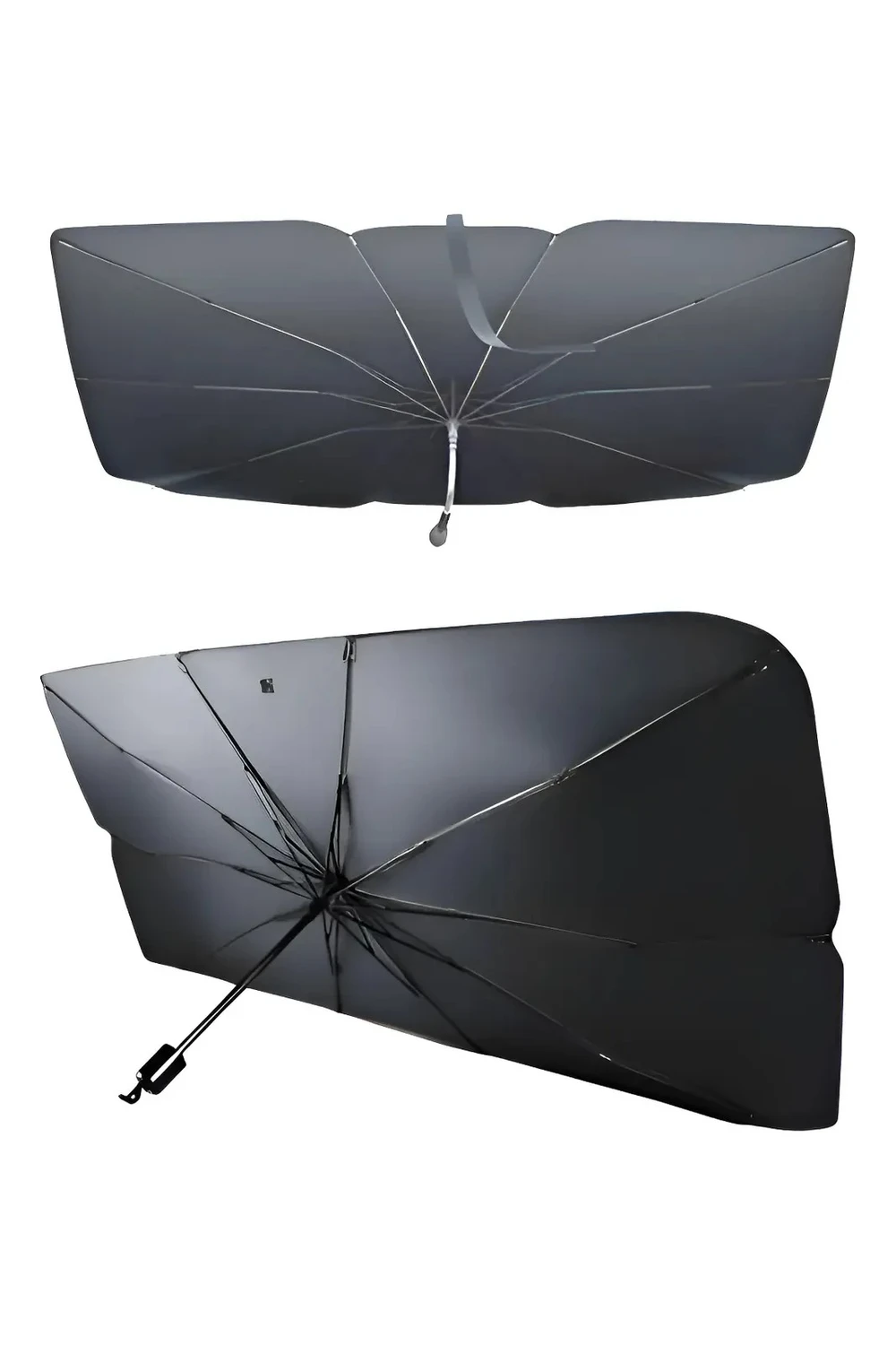 Parasol Auto Tipo Paraguas Parabrisas Grande Protección Uv Parasol Auto Tipo Paraguas Parabrisas Grande Protección Uv