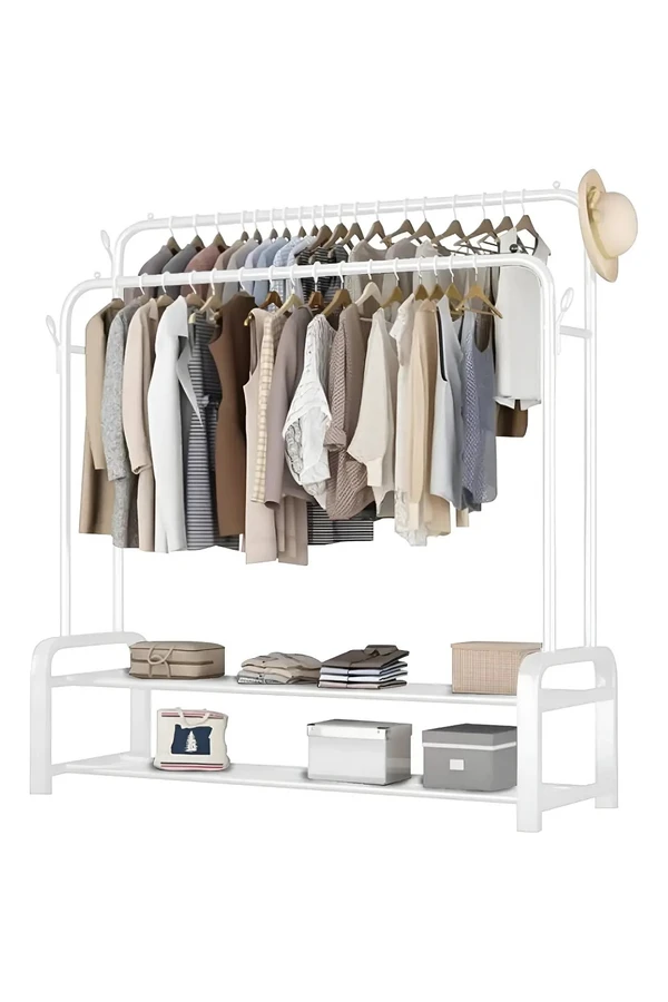 Perchero Organizador Ropa Calzados Doble Facil Armardo Perchero Organizador Ropa Calzados Doble Facil Armardo