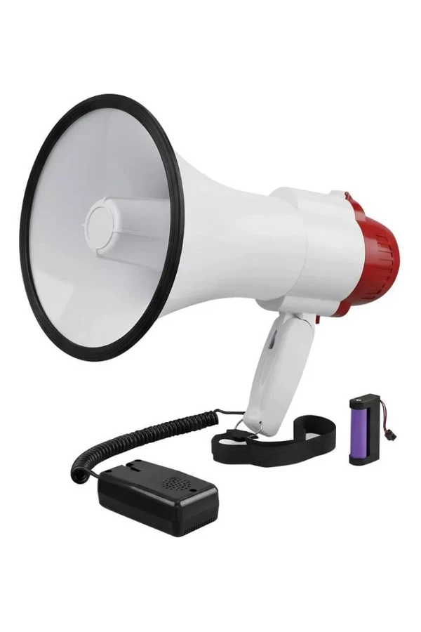 Megáfono Profesional Altavoz Altoparlante A Bateria Sirena Megáfono Profesional Altavoz Altoparlante A Bateria Sirena