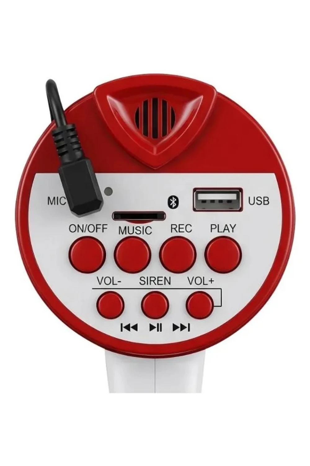 Megáfono Profesional Altavoz Altoparlante A Bateria Sirena Megáfono Profesional Altavoz Altoparlante A Bateria Sirena