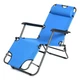 Silla Reposera Plegable Reforzada Playa Camping Piscina AZUL CLARO