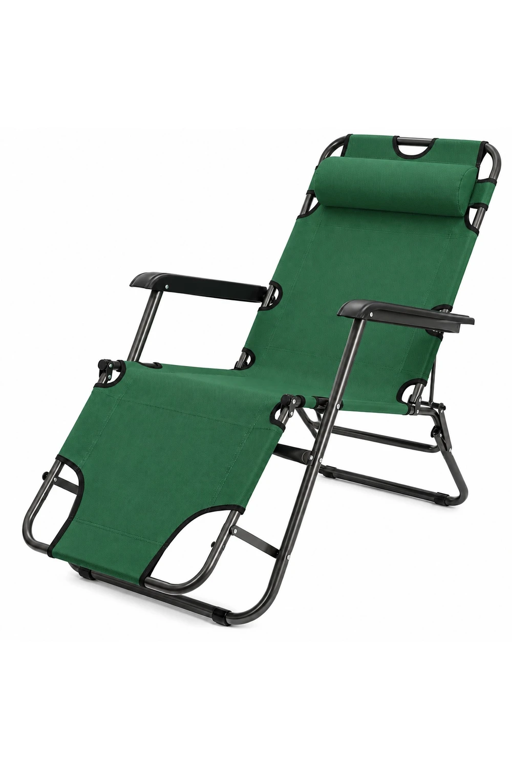 Silla Reposera Plegable Reforzada Playa Camping Piscina VERDE