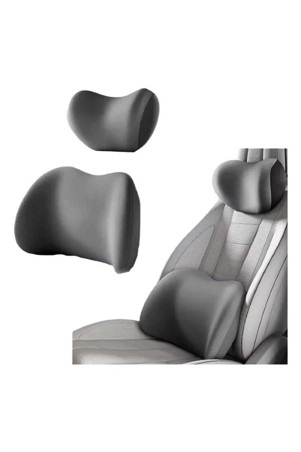 Respaldo Soporte Lumbar Cintura Cuello Para Asiento De Auto Respaldo Soporte Lumbar Cintura Cuello Para Asiento De Auto