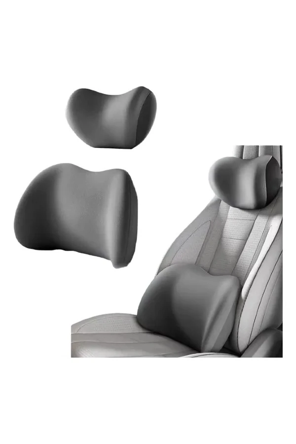 Respaldo Soporte Lumbar Cintura Cuello Para Asiento De Auto Respaldo Soporte Lumbar Cintura Cuello Para Asiento De Auto