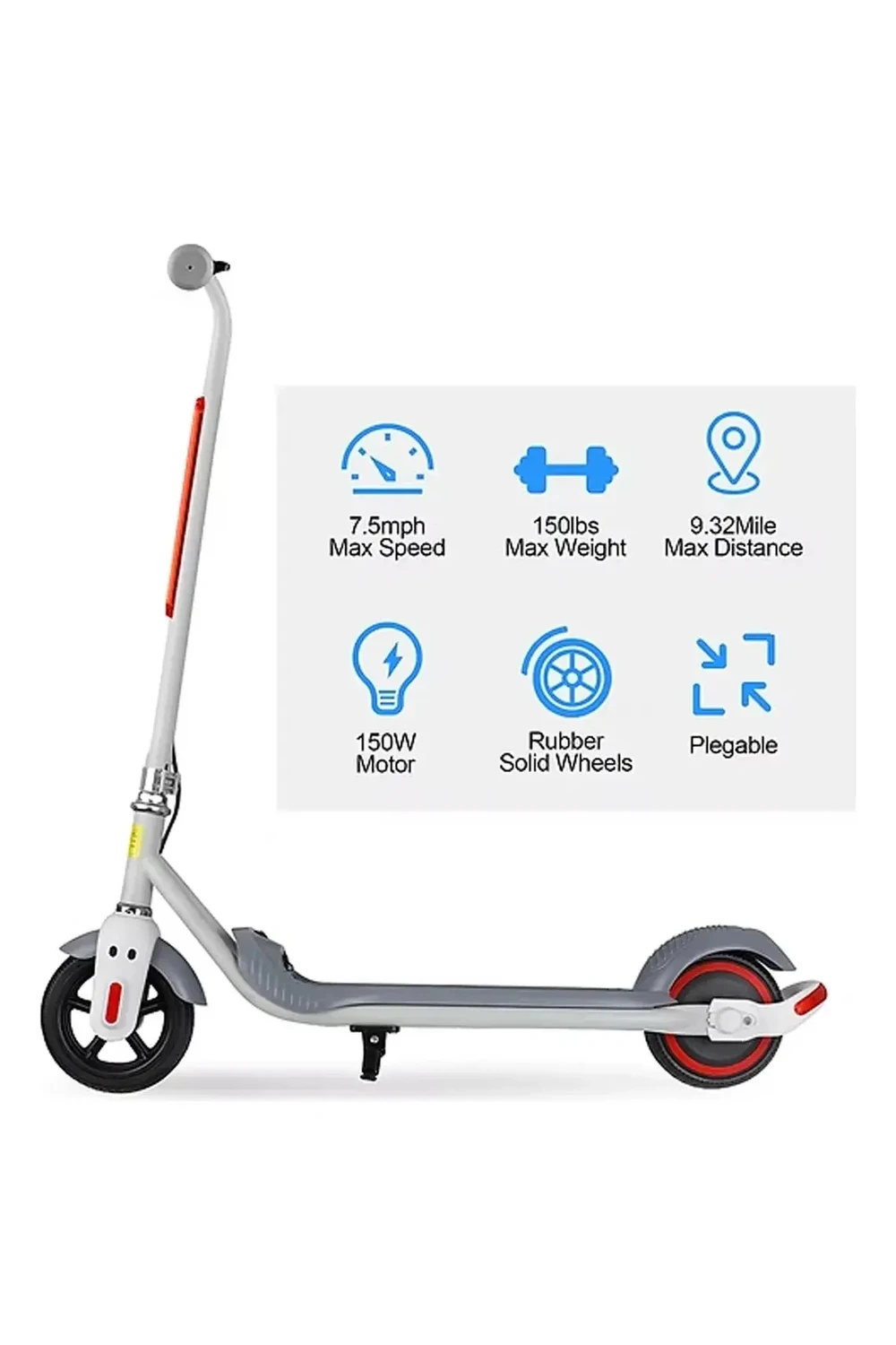 Monopatín Eléctrico Rp500 Hard 6.5 Potencia 150 W 15 Km/h Monopatín Eléctrico Rp500 Hard 6.5 Potencia 150 W 15 Km/h