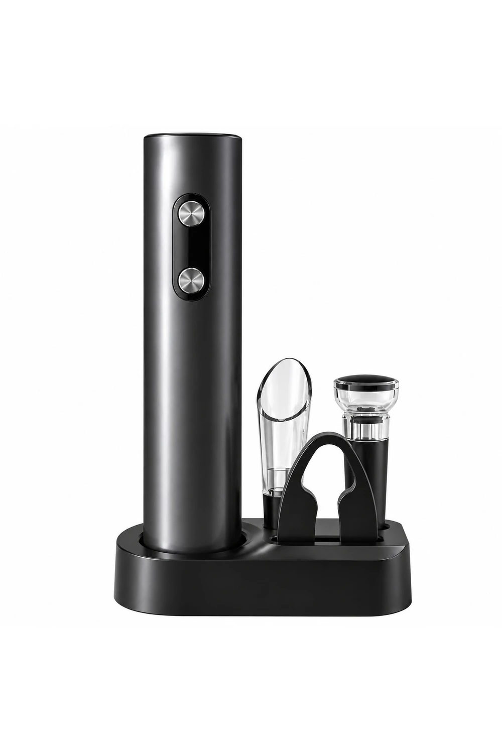 Destapador De Vino Sacacorchos Eléctrico Portátil Kit 5 Piezas En Caja Destapador De Vino Sacacorchos Eléctrico Portátil Kit 5 Piezas En Caja