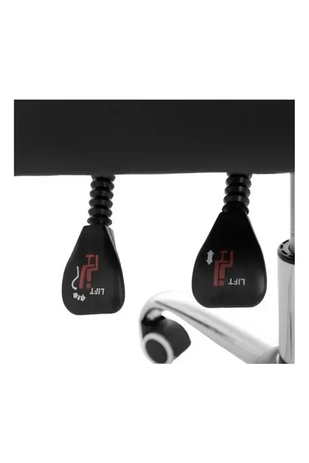 Silla De Oficina Ejecutiva Escritorio Ruedas Eco Cuero 360° NEGRA