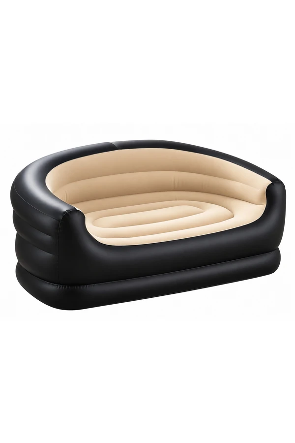 Sillón Inflable Sofá Doble Con Respaldo Y Bomba Integrada Sillón Inflable Sofá Doble Con Respaldo Y Bomba Integrada
