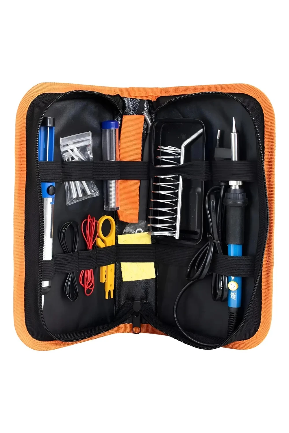 Kit Soldador De Estaño 60w Temperatura Ajustable Con Estuche Kit Soldador De Estaño 60w Temperatura Ajustable Con Estuche