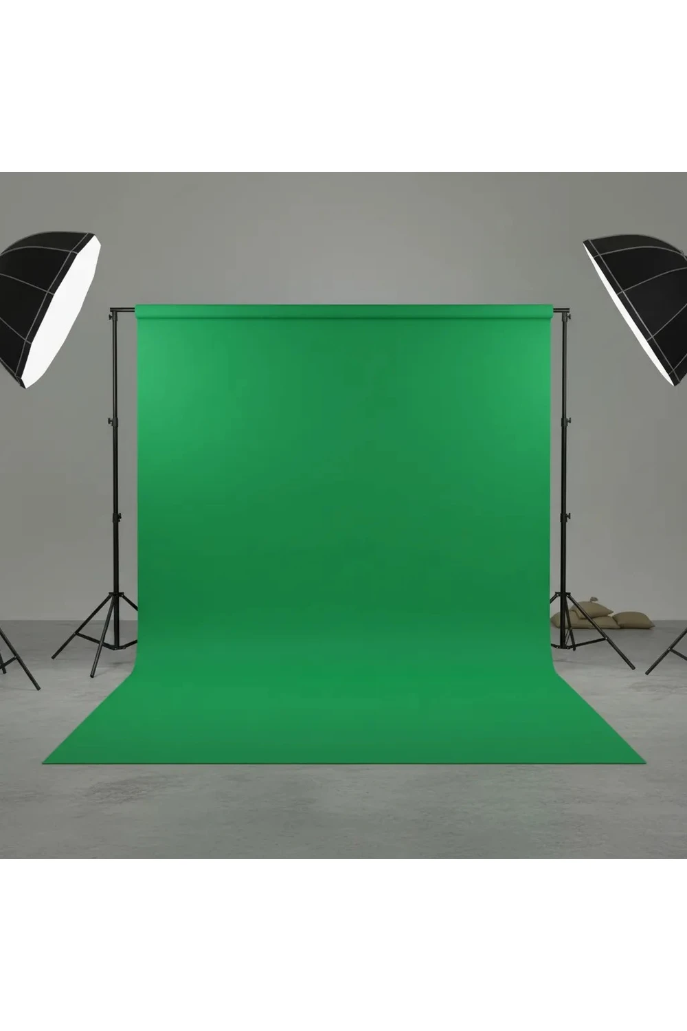 Tela Fondo Fotográfico Sinfin 3mt X 3mt Fotos Videos 920g VERDE