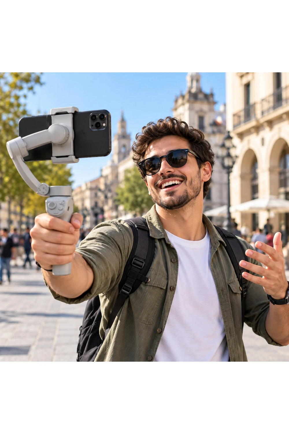 Estabilizador Gimbal Tokqi M01 Para Celular Fotos Y Videos Estabilizador Gimbal Tokqi M01 Para Celular Fotos Y Videos