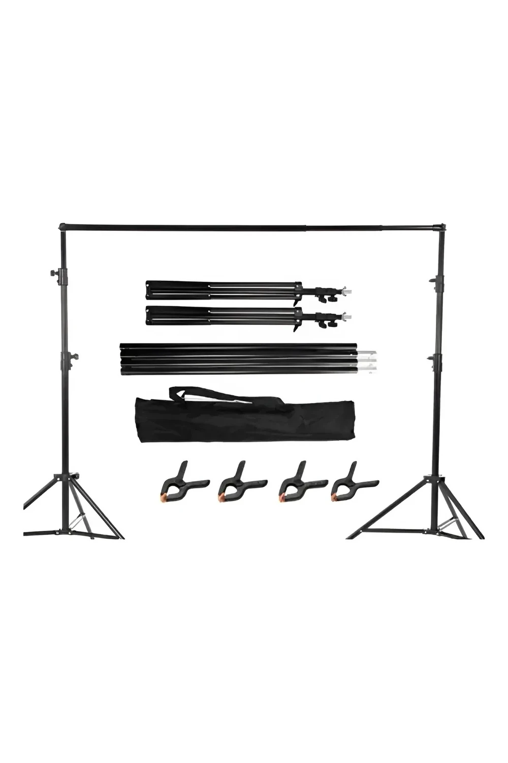 Trípode Soporte Porta Fondos Para Tela Estudio Fotografía Trípode Soporte Porta Fondos Para Tela Estudio Fotografía