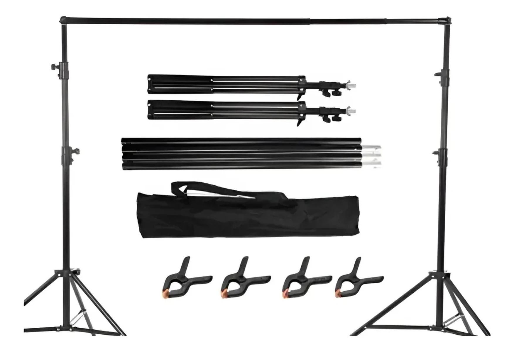 Trípode Soporte Porta Fondos Para Tela Estudio Fotografía 