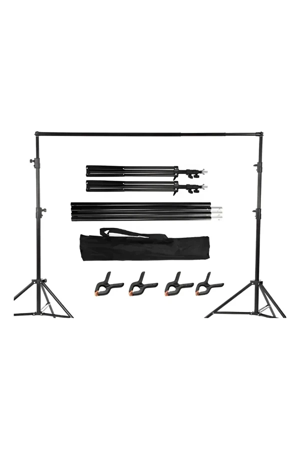 Trípode Soporte Porta Fondos Para Tela Estudio Fotografía Trípode Soporte Porta Fondos Para Tela Estudio Fotografía