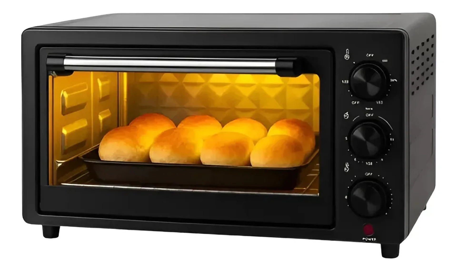 Horno Eléctrico Velmo 25 Litros 1000w De Mesa + Rejilla Y Bandeja 