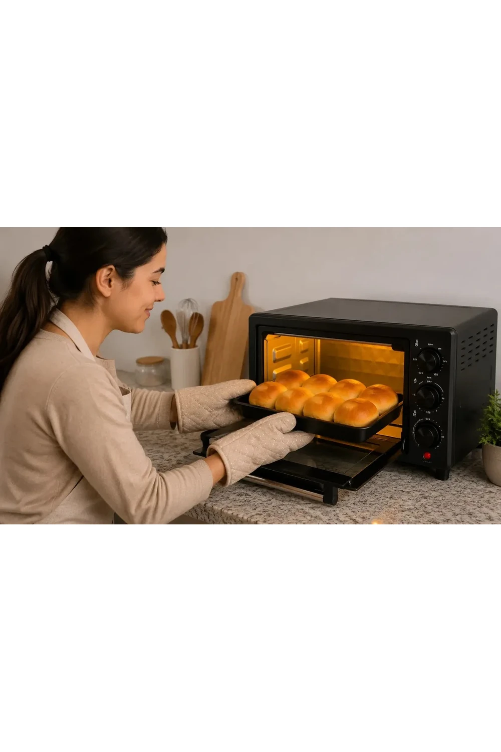 Horno Eléctrico Velmo 25 Litros 1000w De Mesa + Rejilla Y Bandeja Horno Eléctrico Velmo 25 Litros 1000w De Mesa + Rejilla Y Bandeja