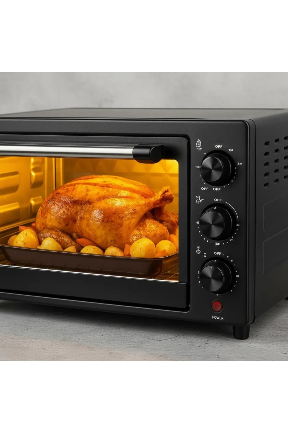 Horno Eléctrico Velmo 25 Litros 1000w De Mesa + Rejilla Y Bandeja Horno Eléctrico Velmo 25 Litros 1000w De Mesa + Rejilla Y Bandeja