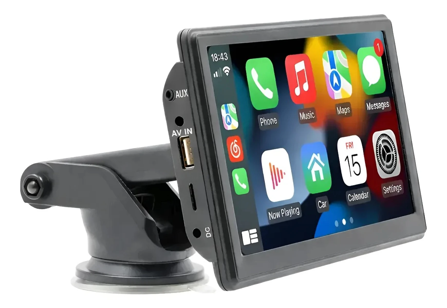 Pantalla Carplay Y Android Auto Inalámbrica Hd 7 Pulgada 