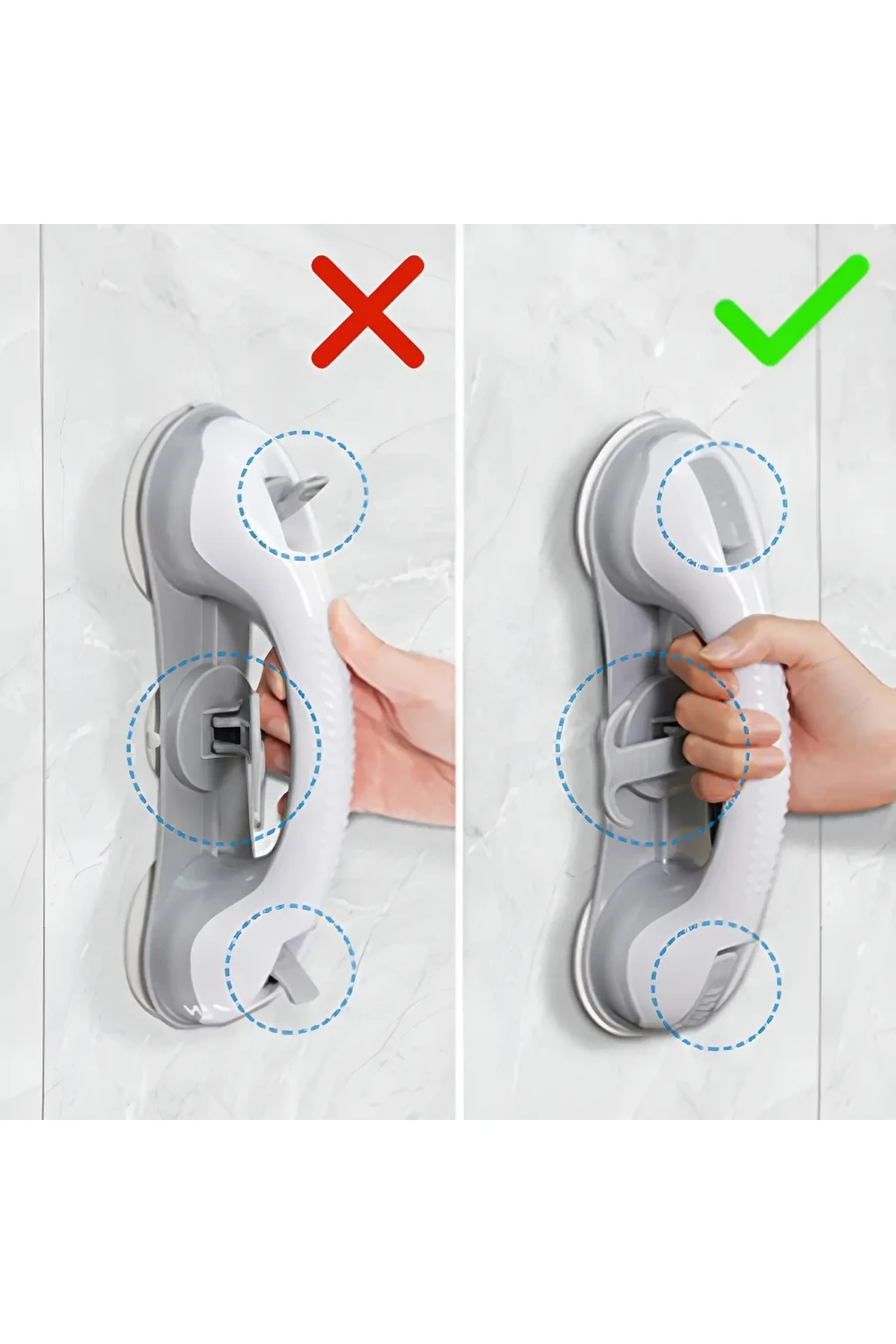 Agarradera Antideslizante Con Ventosa Para Baño Resistente Agarradera Antideslizante Con Ventosa Para Baño Resistente