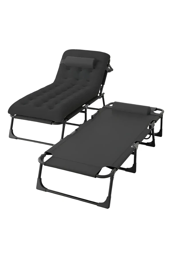 Catre Cama Plegable Con Colchón Y Almohada Reforzado Camping Catre Cama Plegable Con Colchón Y Almohada Reforzado Camping