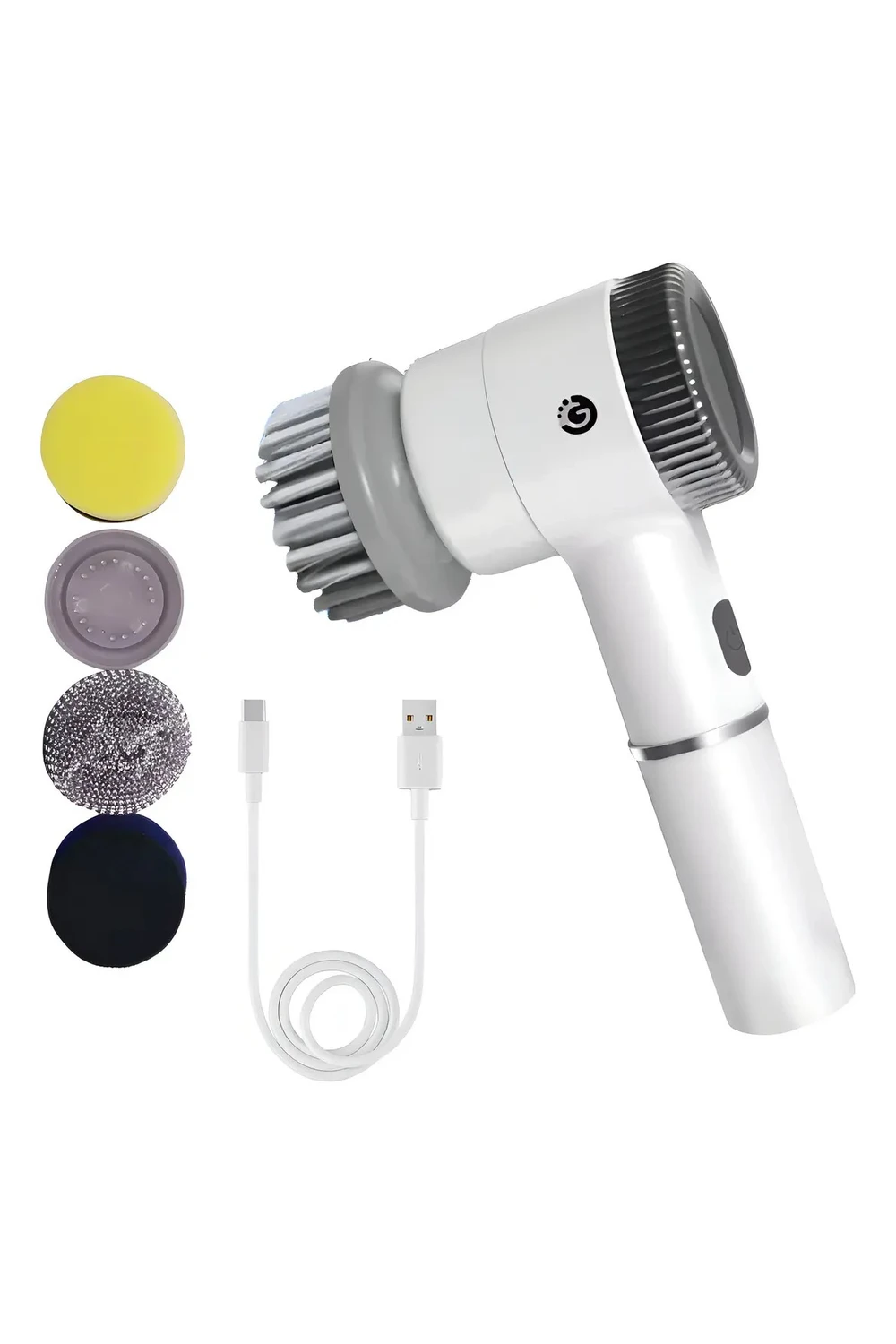 Cepillo Eléctrico Inalámbrico Limpieza Baño Cocina Goldtech Color Blanco Cepillo Eléctrico Inalámbrico Limpieza Baño Cocina Goldtech Color Blanco