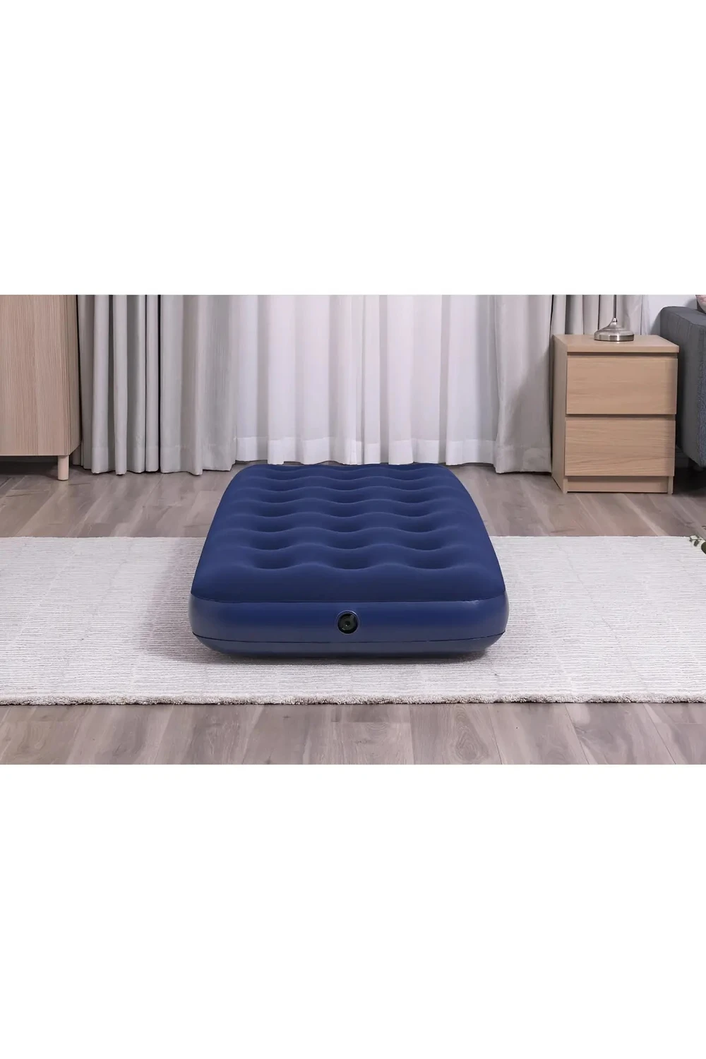 Colchon Inflable 1 Plaza Hogar Cabaña Camping Bestway LG Color Azul Colchon Inflable 1 Plaza Hogar Cabaña Camping Bestway LG Color Azul