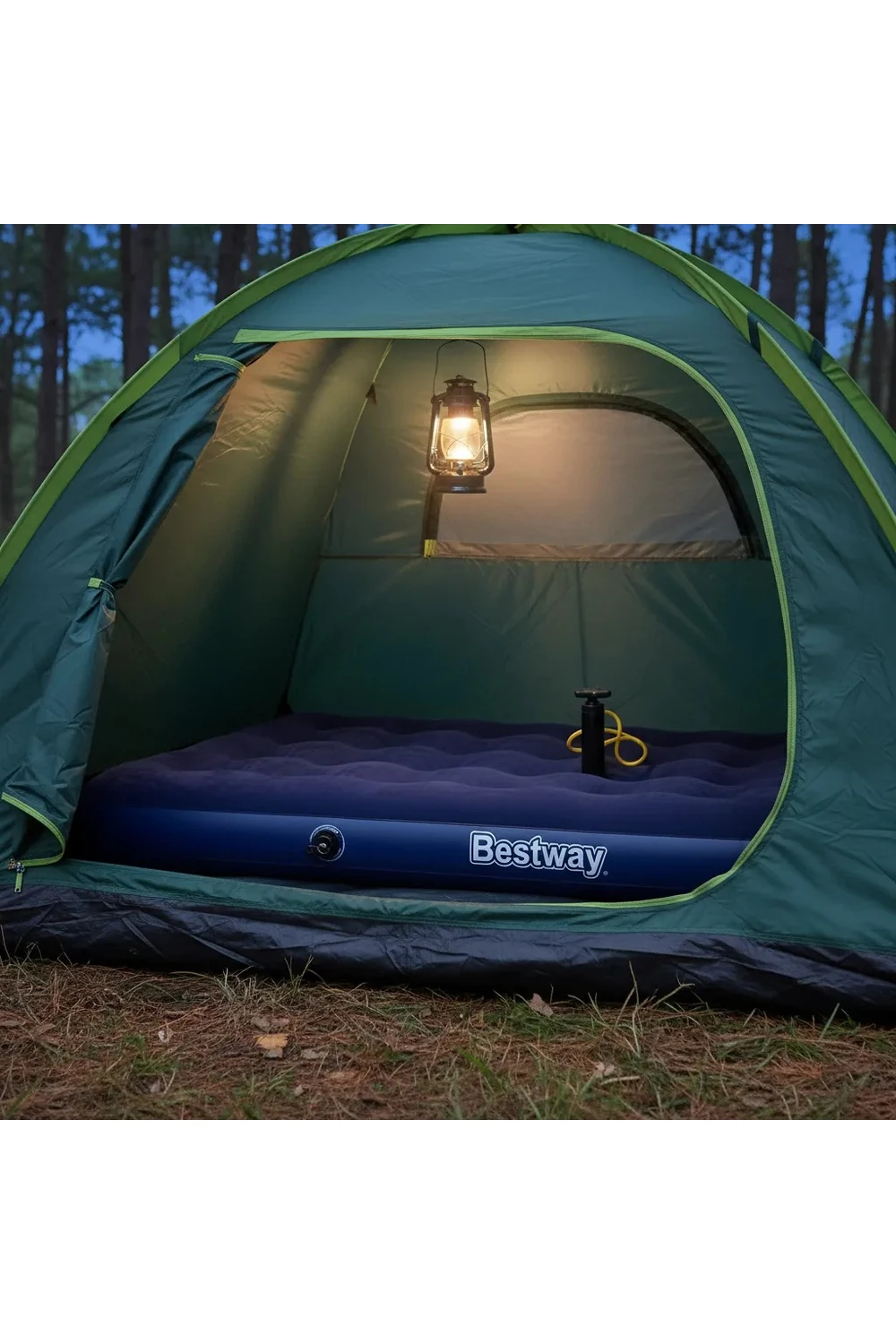 Colchón Inflable Bestway 2 Plazas Portátil Para Camping Colchón Inflable Bestway 2 Plazas Portátil Para Camping