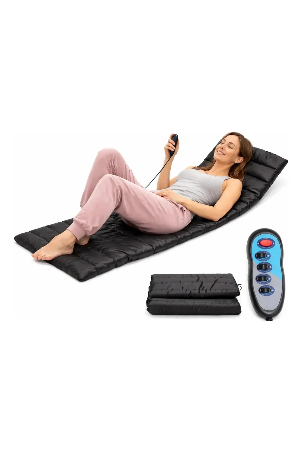 Colchoneta Masajeadora Espalda Eléctrica 9 Modos + Calor 18w Colchoneta Masajeadora Espalda Eléctrica 9 Modos + Calor 18w