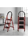 Escalera Plegable De Acero 3 Escalones Patas Antideslizante Escalera Plegable De Acero 3 Escalones Patas Antideslizante