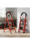 Escalera Plegable De Acero 3 Escalones Patas Antideslizante Escalera Plegable De Acero 3 Escalones Patas Antideslizante