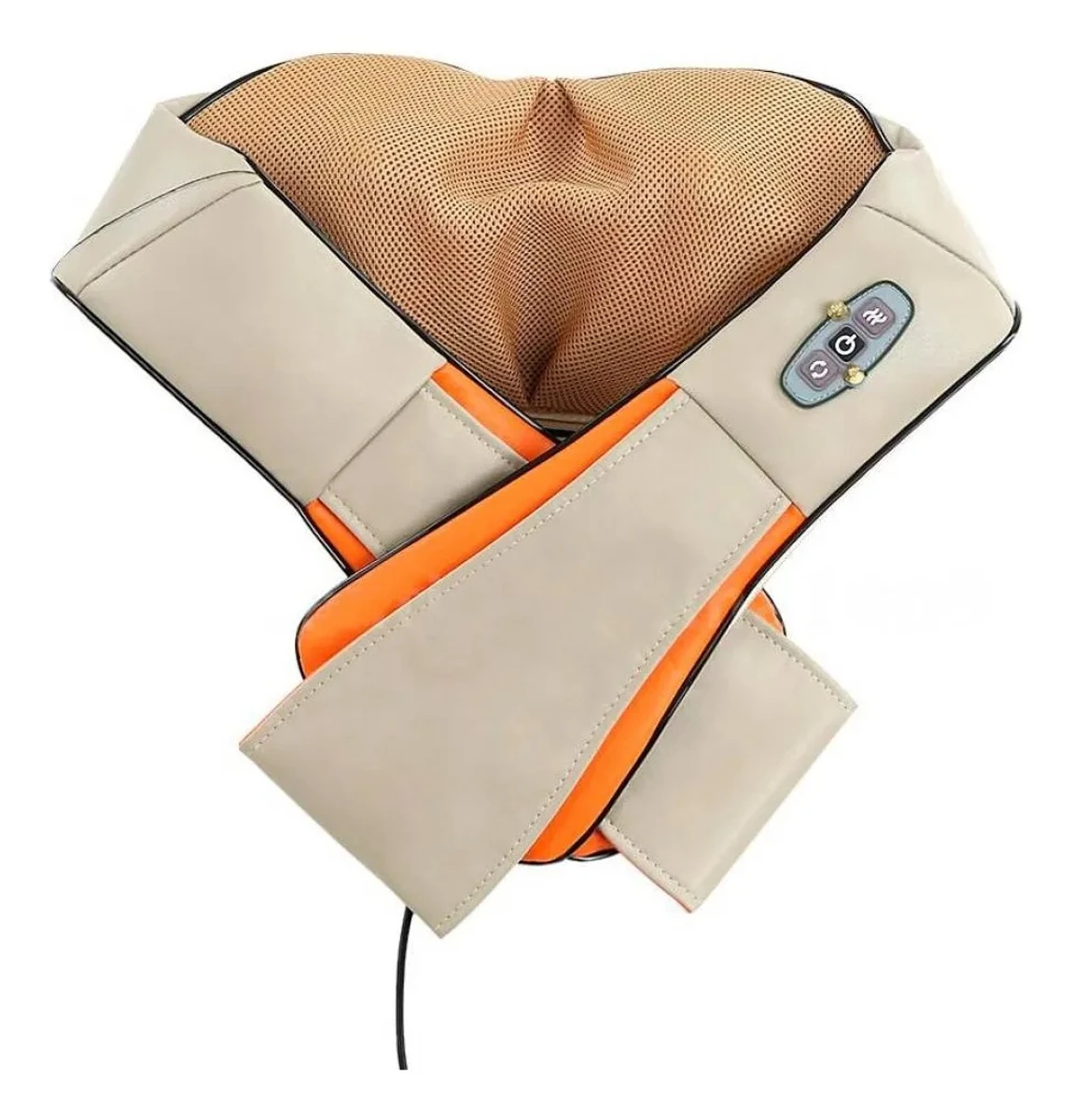 Masajeador Eléctrico Cuello Espalda Cervicales 8 Cabezales 