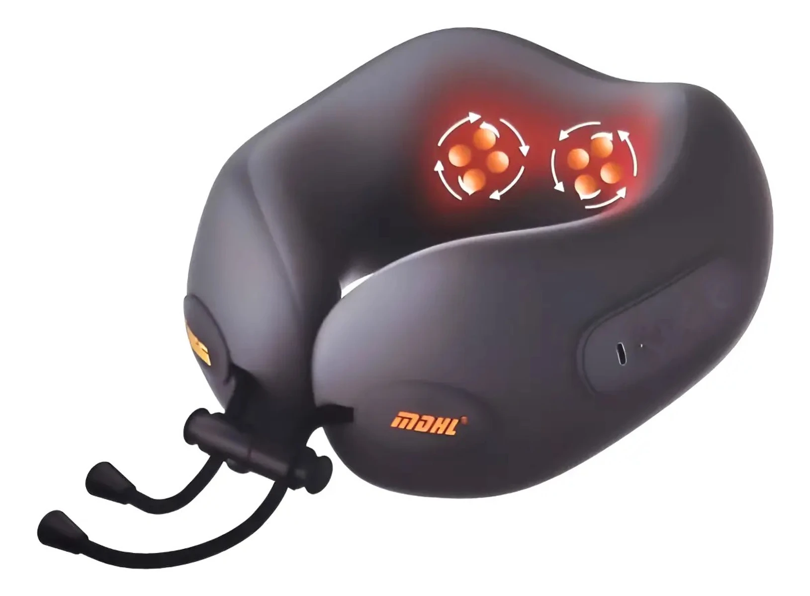 Masajeador Electrico Cuello Recargable Con Calor Cervical 