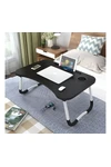 Mesa Plegable Para Notebook Tablet + Porta Vaso Desayunador Negra