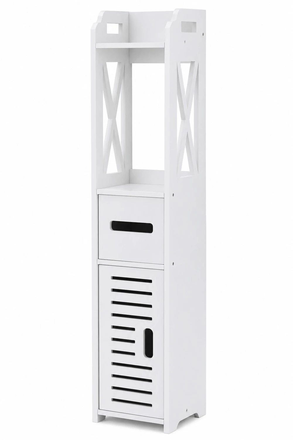 Mueble De Baño Organizador Columna Blanco 80 Cm Multiuso Mueble De Baño Organizador Columna Blanco 80 Cm Multiuso