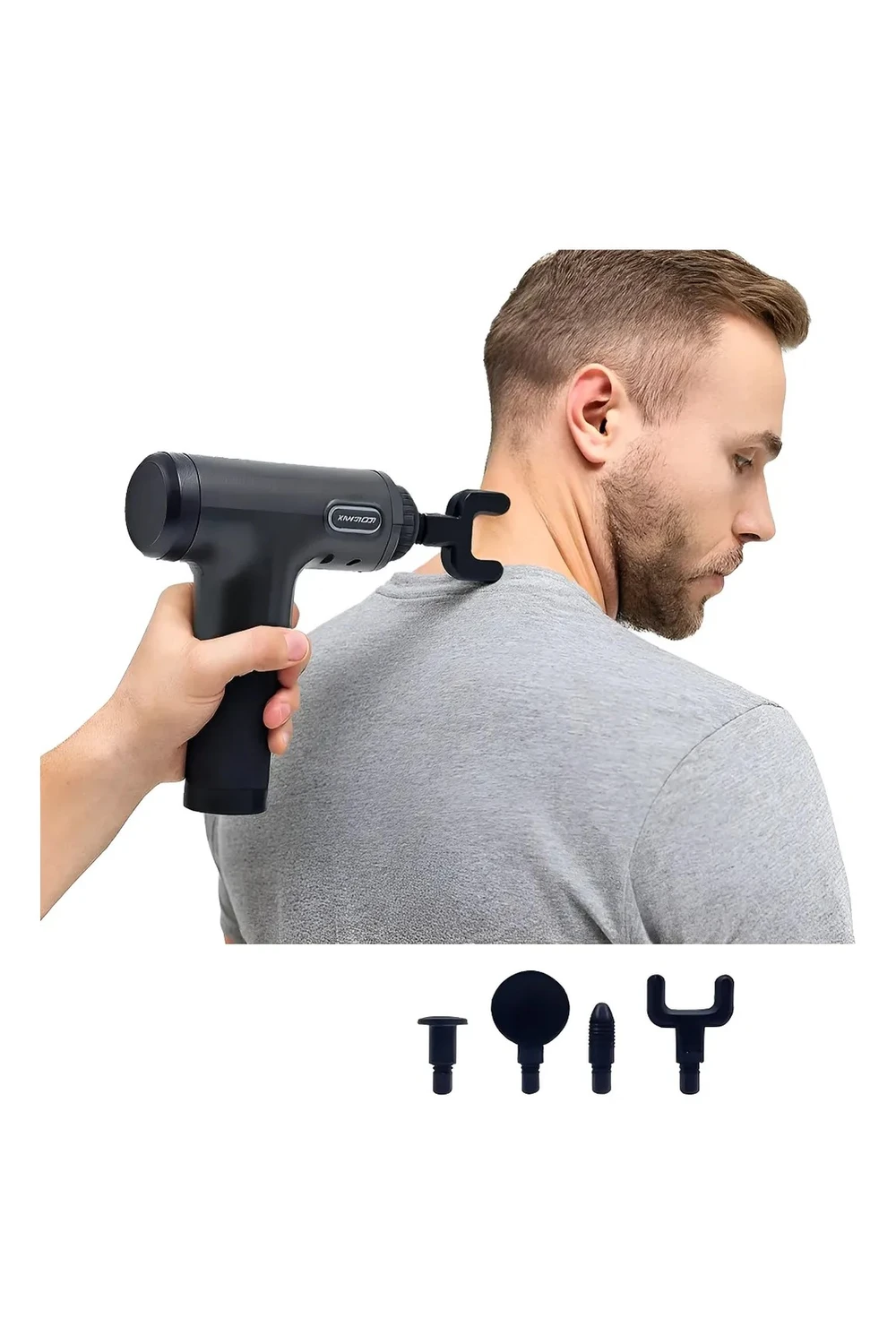 Pistola Masajeadora Potente Portátil Cuello Piernas Musculos Pistola Masajeadora Potente Portátil Cuello Piernas Musculos