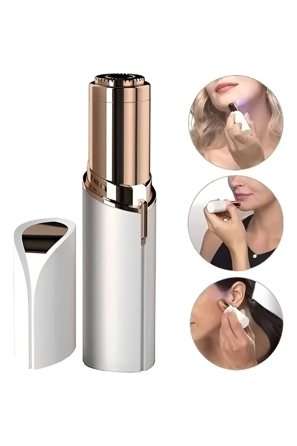 Removedor De Vello Facial Femenino Rasurador Depiladora Removedor De Vello Facial Femenino Rasurador Depiladora