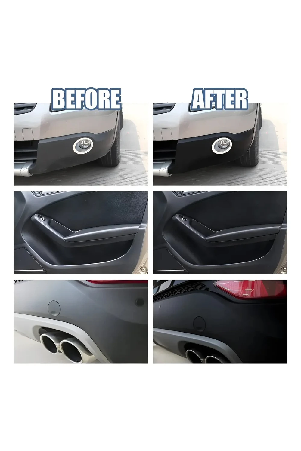 Restaurador Revividor Plásticos Negros Autos Motos Detailing Restaurador Revividor Plásticos Negros Autos Motos Detailing