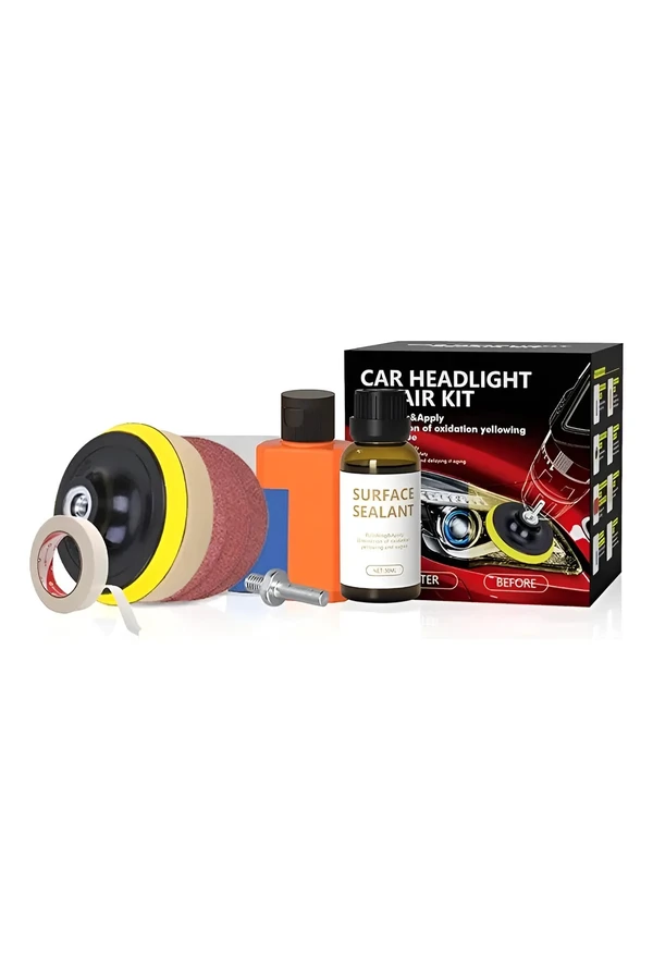 Kit Restaurador Revividor Pulidor De Faros Ópticas De Auto Kit Restaurador Revividor Pulidor De Faros Ópticas De Auto