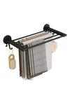 Soporte De Pared Para Toallas Baño Negro Metal Resistente Soporte De Pared Para Toallas Baño Negro Metal Resistente