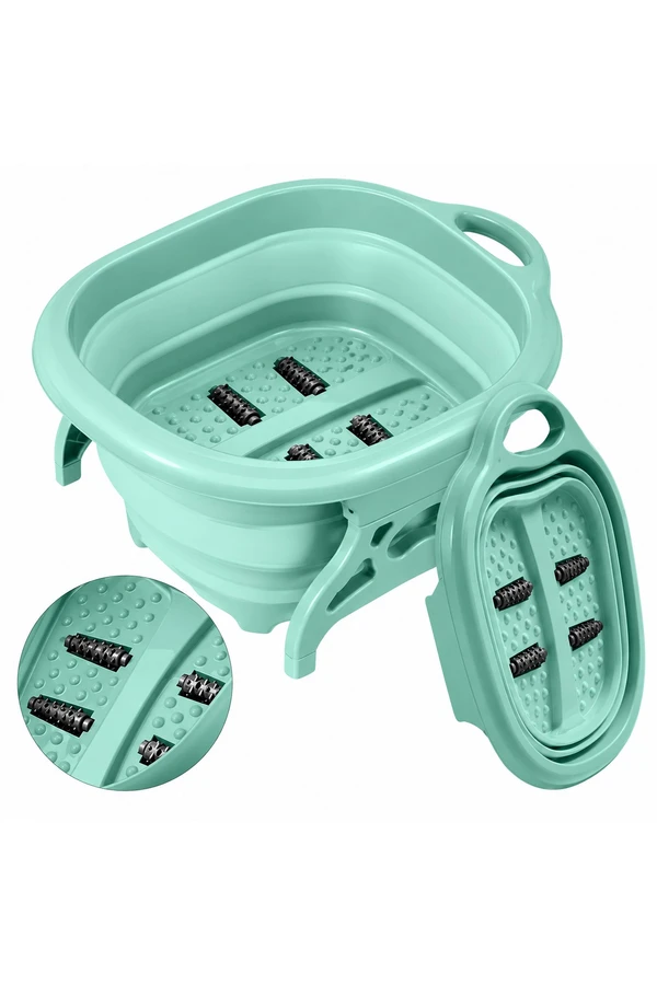 Bañera Para Pies Spa Masajeador Plegable Relajante Palangana Bañera Para Pies Spa Masajeador Plegable Relajante Palangana