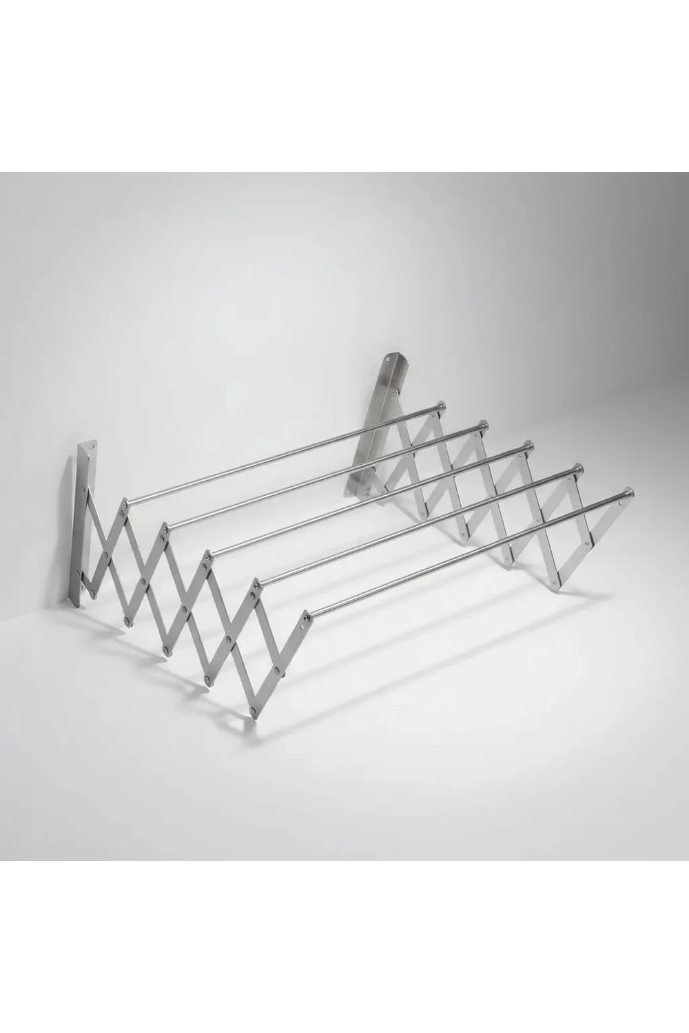 Tendedero Ropa Plegable De Pared 5 Varillas Aluminio Tender Tendedero Ropa Plegable De Pared 5 Varillas Aluminio Tender