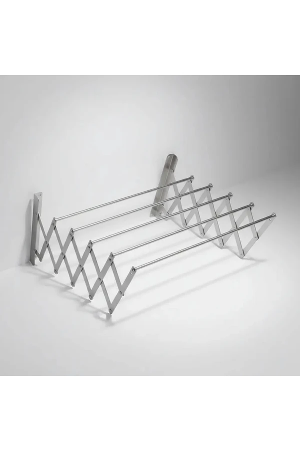Tendedero Ropa Plegable De Pared 5 Varillas Aluminio Tender Tendedero Ropa Plegable De Pared 5 Varillas Aluminio Tender