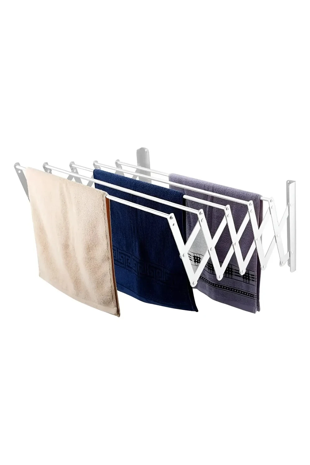 Tendedero Ropa Plegable De Pared 5 Varillas Aluminio Tender Tendedero Ropa Plegable De Pared 5 Varillas Aluminio Tender